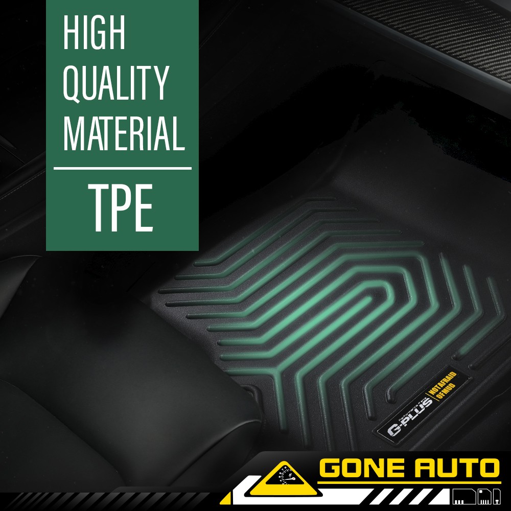3Pcs TPE Floor Liner Fit For 2017-2020 Ford Fusion Floor Mats All-Weather