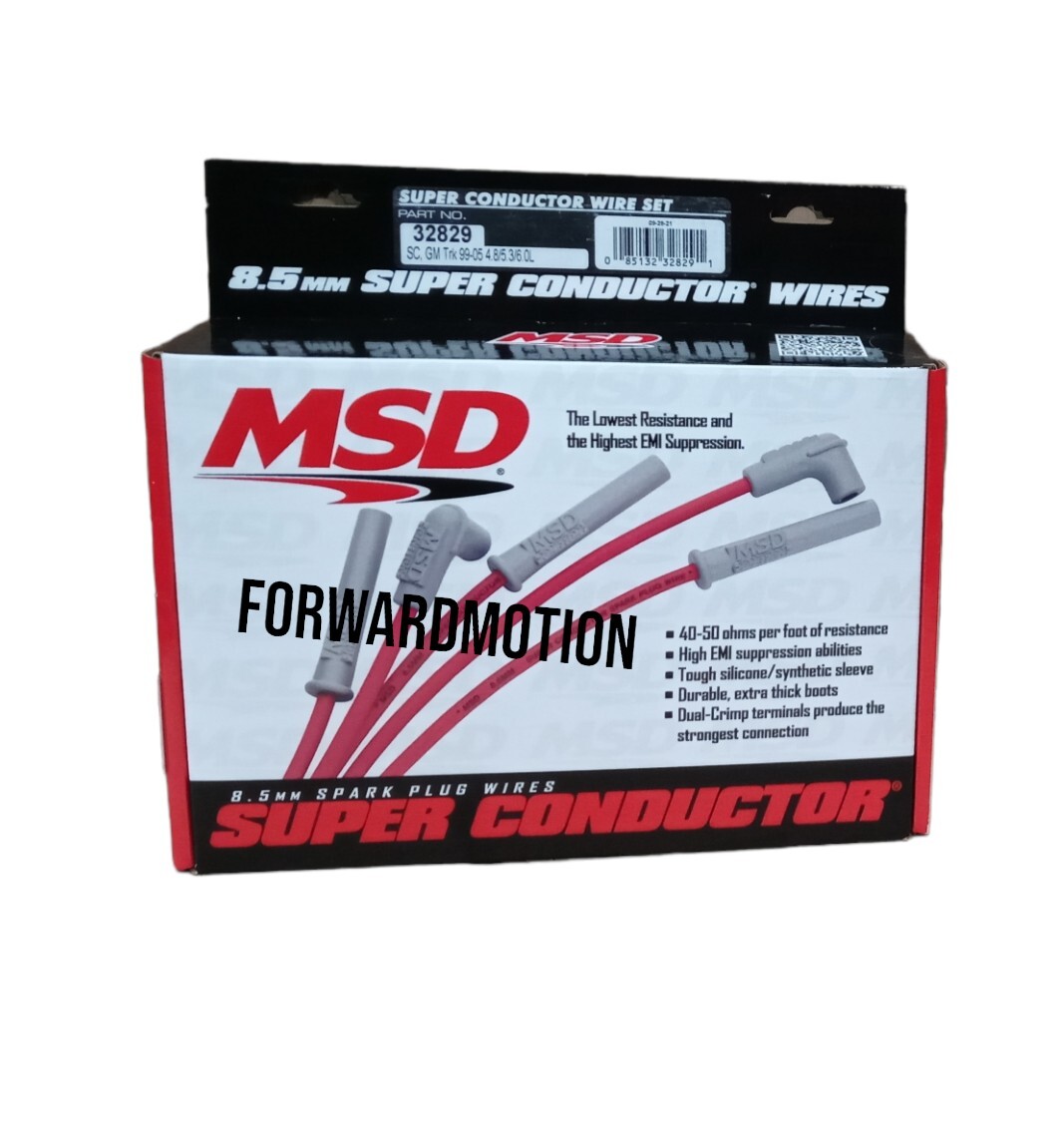 MSD 32829 Spark Plug Wires Set LS1 GMC Chevy Silverado 4.8L 5.3L 6.0L 6.2L V8