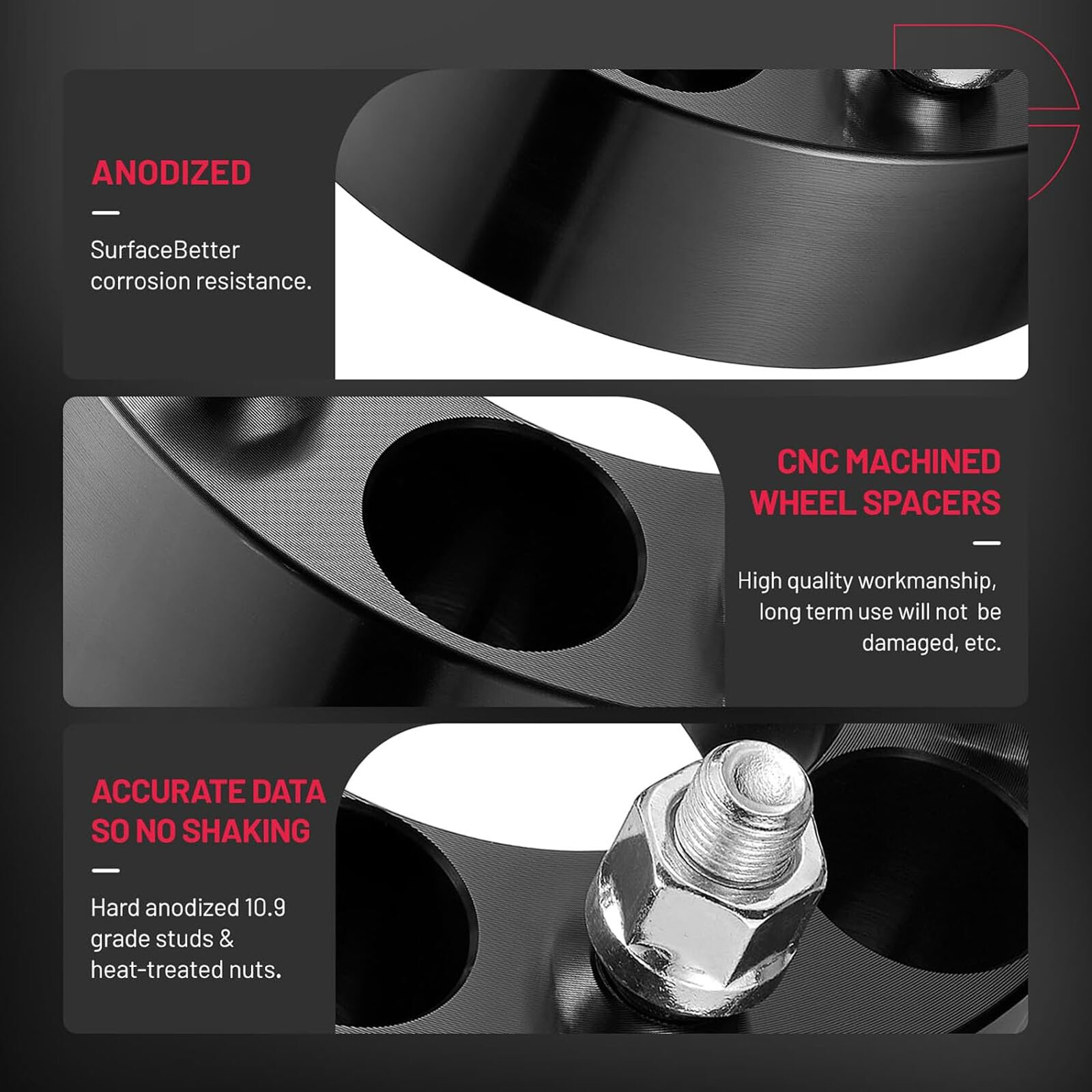 (4) 2″ Inch 5×139.7mm 5×5.5″ Wheel Spacers For Dodge Ram 1500 F150 E150 CJ3 CJ5