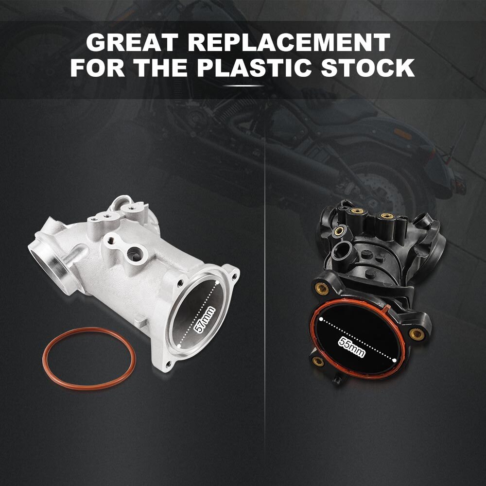 Intake Manifold M8 57mm For 55mm Intake Manifold for Harley Sport Glide FLSB 107