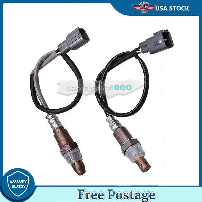 2Pcs Upstream+Downstream O2 Oxygen Sensors For 2016-2022 Toyota Tacoma 2.7L
