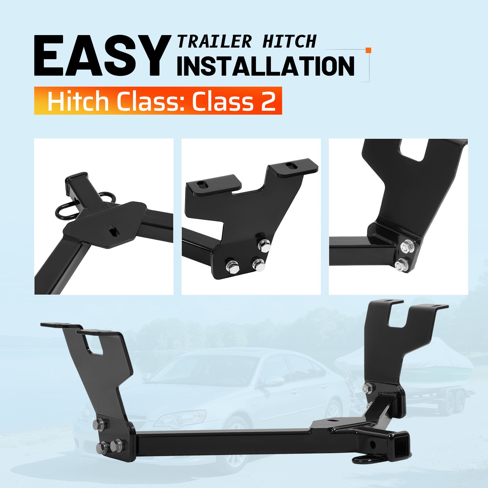Class 2 Trailer Towing Hitch 1.25 Inch Receiver For Subaru Legacy/Outback 05-09