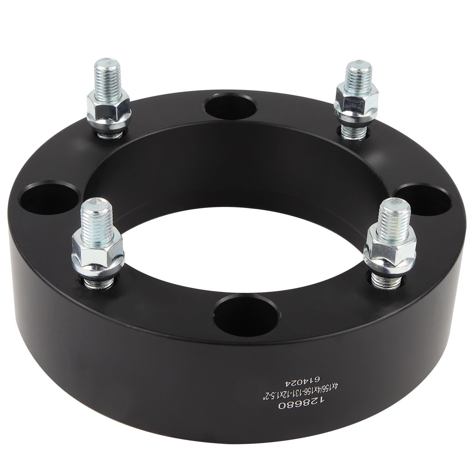 (2) 2″ 4×156 Wheel Spacers 12×1.5 For Polaris RZR XP Ranger 1000 900 4/156 ATV