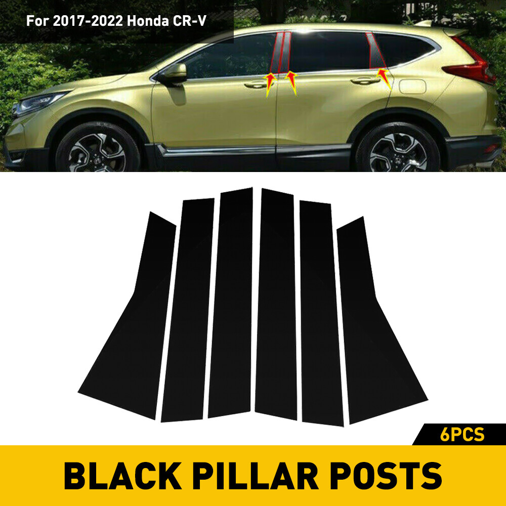 Car Pillar Posts Window Door Trim Cover Accessories For 2017-2022 Honda CR-V
