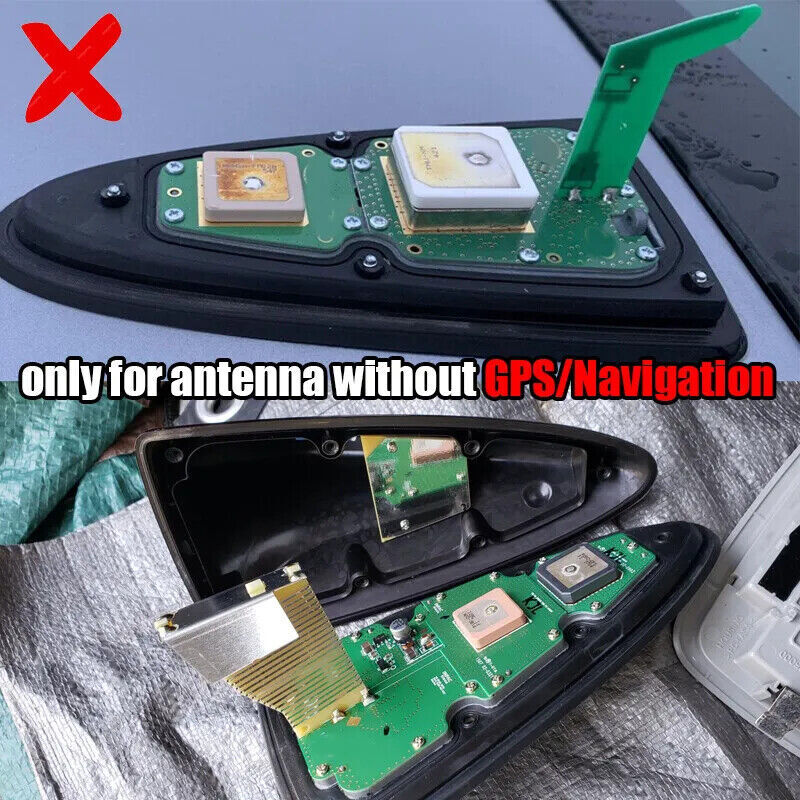 For Kia Optima 2013-2016 2015 Black Fin Antenna Cover Signal Radio AM /FM Aerial