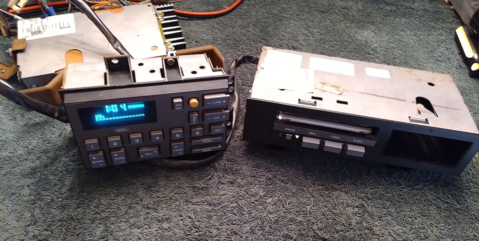 88-94, Chevy Truck Delco Radio Cassette & Amp tuner Set, Just Serviced