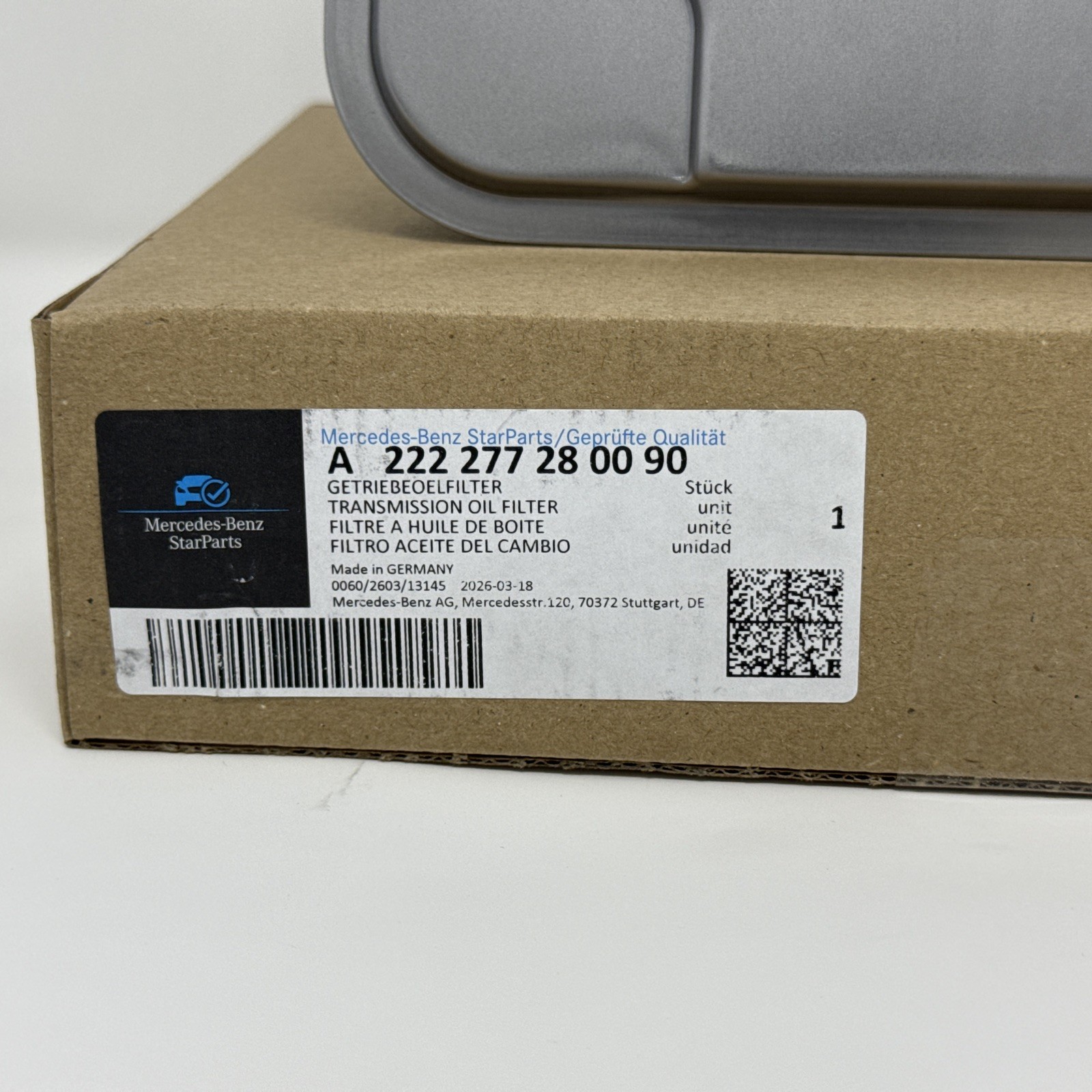 Genuine Mercedes-Benz Transmission Oil Filter 222-277-28-00-90