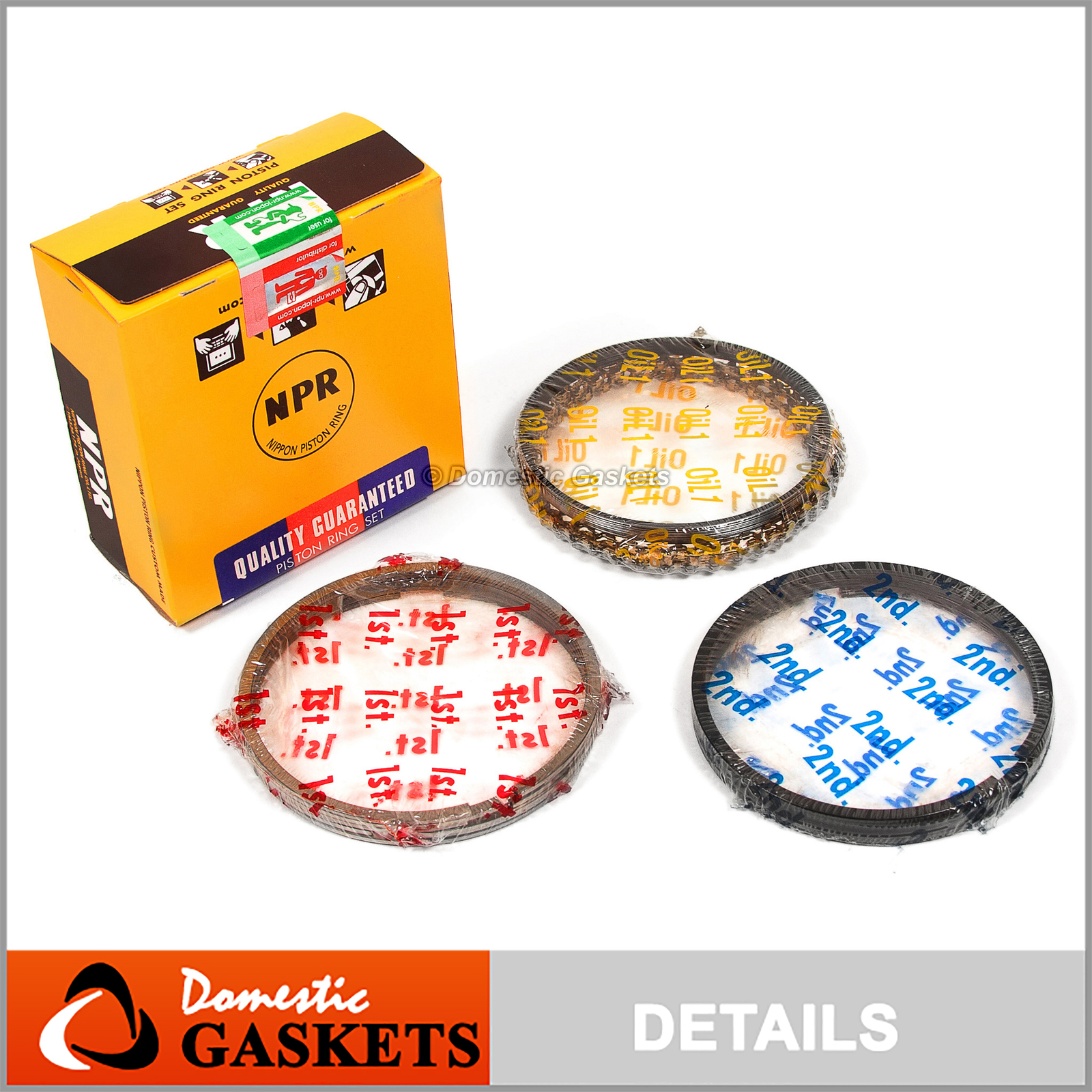 NPR Piston Rings Fit 01-06 Toyota Highlander Camry RAV4 Scion TC 2.4L 2AZFE