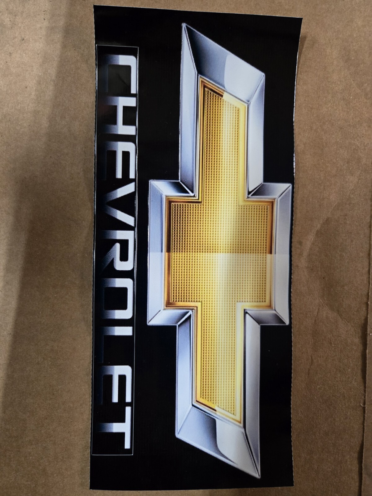 Chevrolet Emblem sticker 9×3 Inches Bowtie Truck CAR Chevy Silverado 2 Pcs