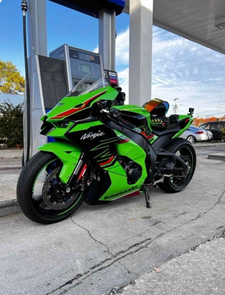 16-25 KAWASAKI ZX10R ZX10RR SUSPENSION LOWERING STRAPS & 100mm CALIPER BRACKETS