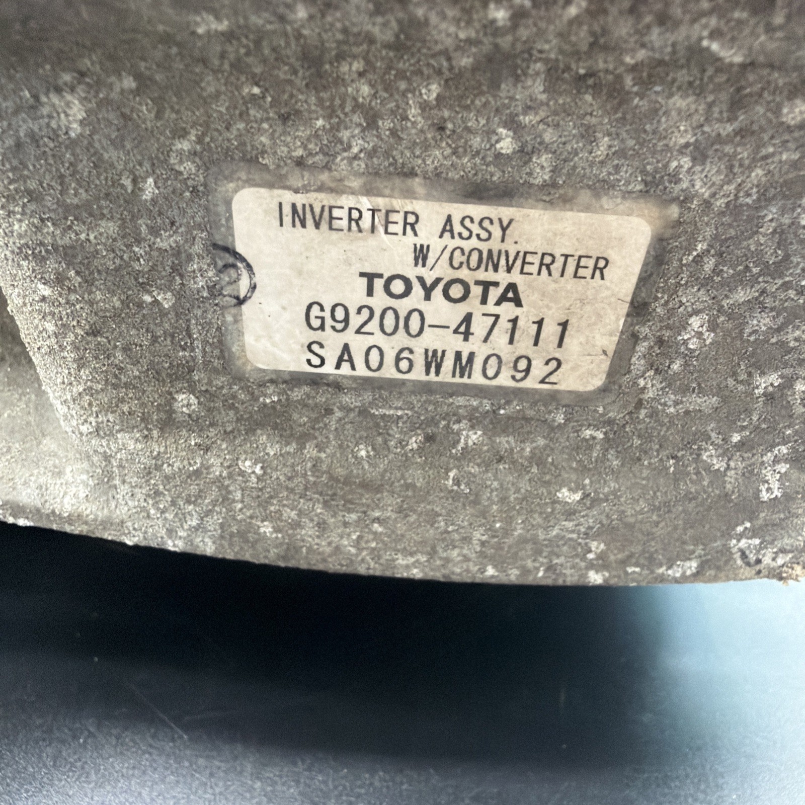 2004-2009 Toyota Prius Hybrid Inverter Converter Assembly OEM G9200-47111