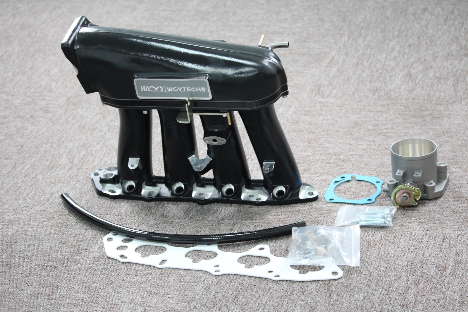 Black Street Version Intake Manifold & 0.5L For Honda B VTEC B16 B18 GSR Series