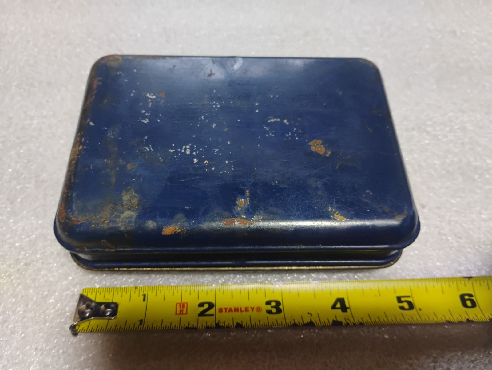 Vintage Johnson & Johnson First Aid Car Travel Kit Tin Box-Automotive Accessory