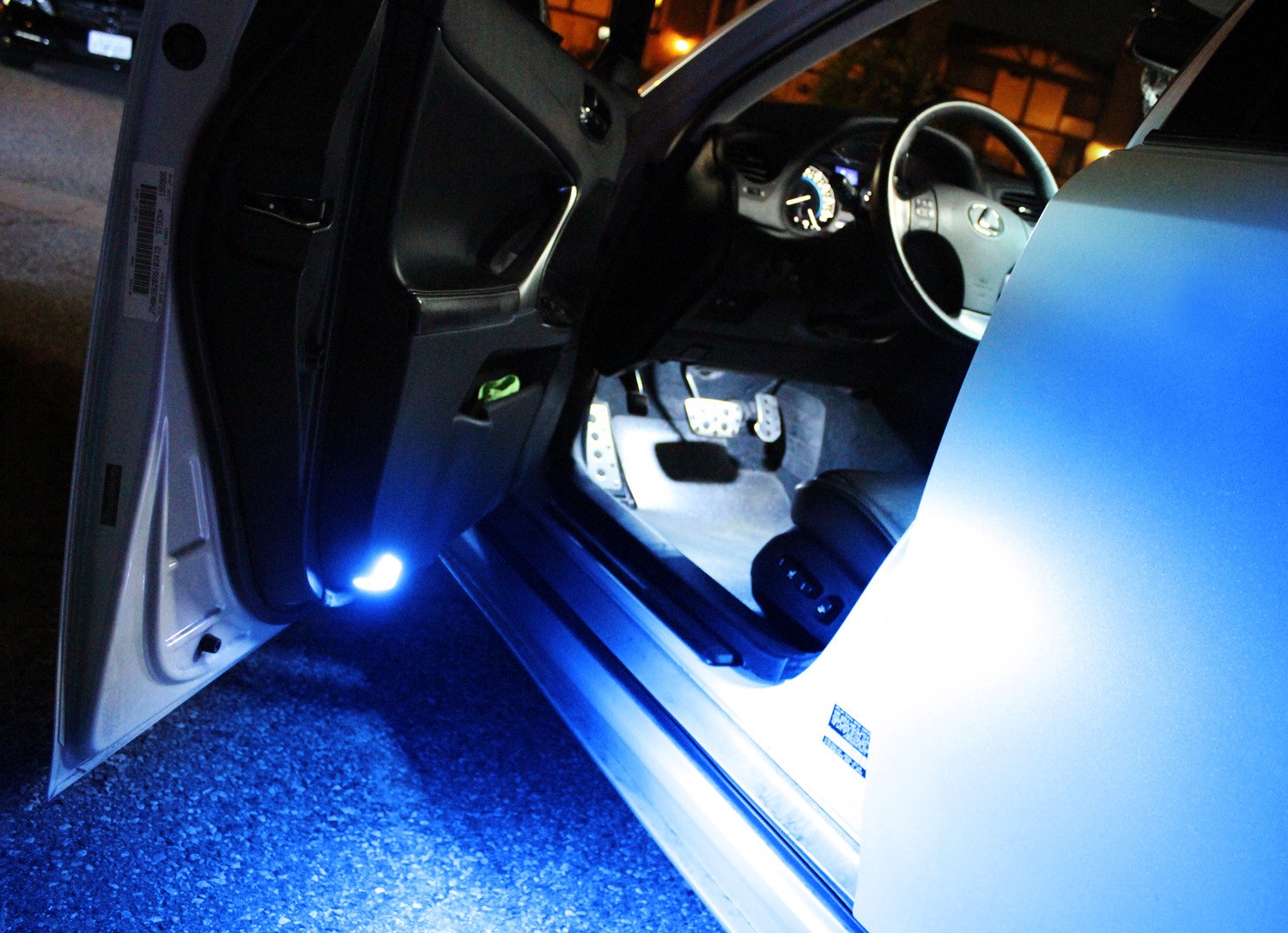 OEM-Replace Blue Full LED Side Door Courtesy Lights Assy For Lexus or Toyota