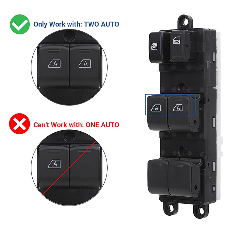 Master Window Switch Control 25401ZT10A for 03-14 Nissan Armada Maxima/Infiniti