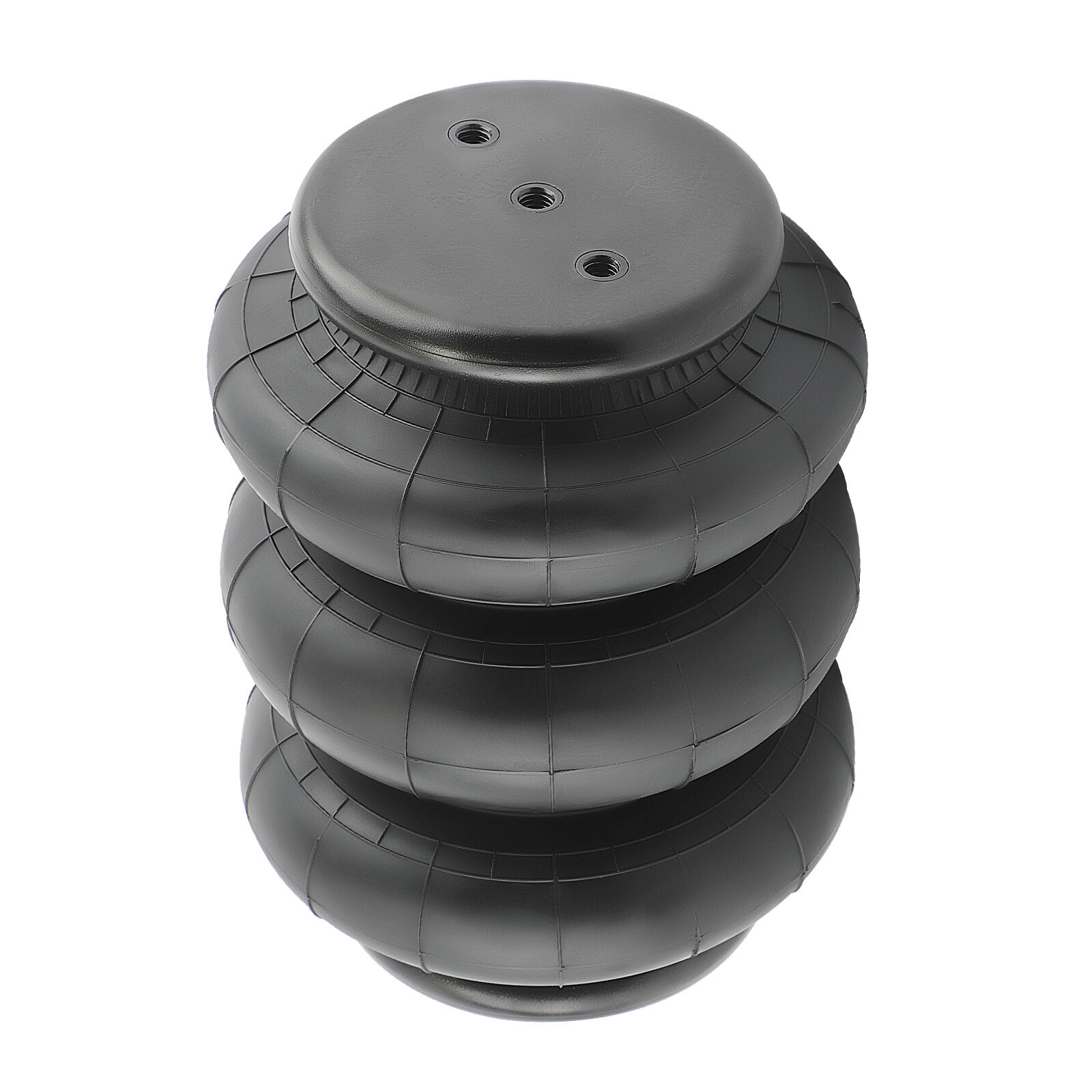 2x Air Ride Triple Bellow Bag Standard 2600 lb 1/2″npt Single Port Heavy Duty