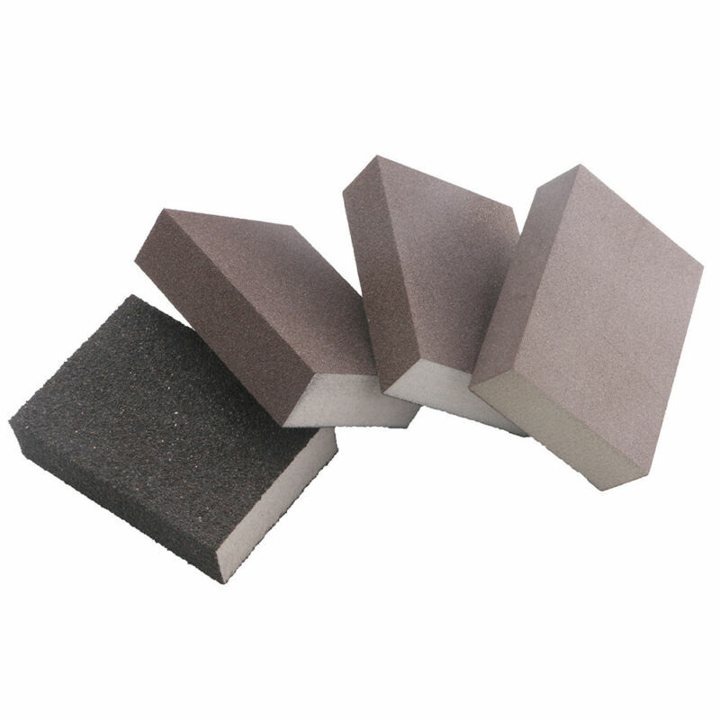 Polishing Grit Super Pad Block Fine Dry Wet Coarse Sponge 100-800 Sanding