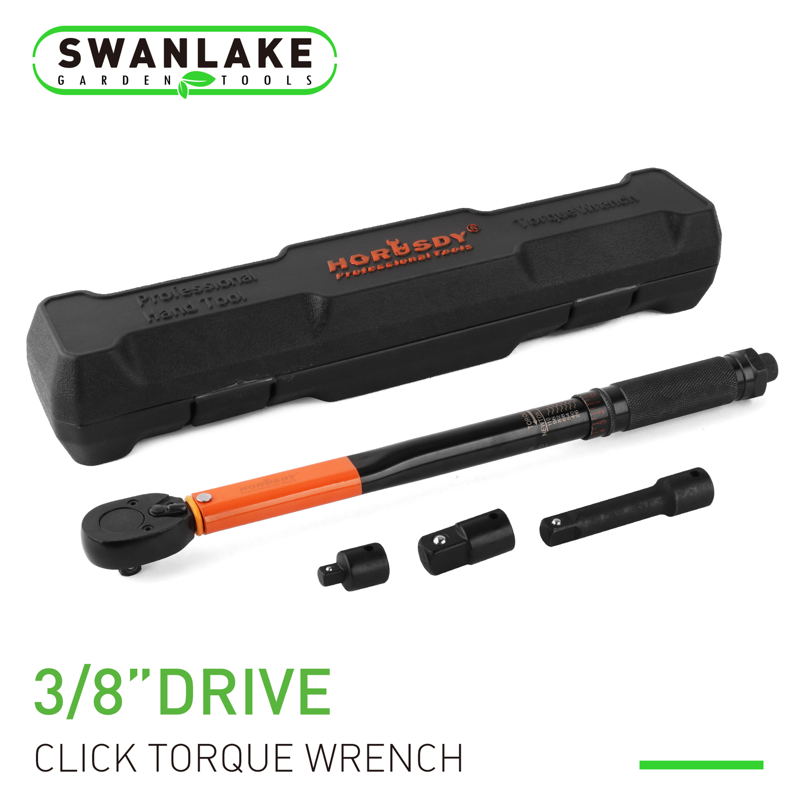 3/8″ Torque Wrench Snap Socket Professional Drive Click Type Ratcheting