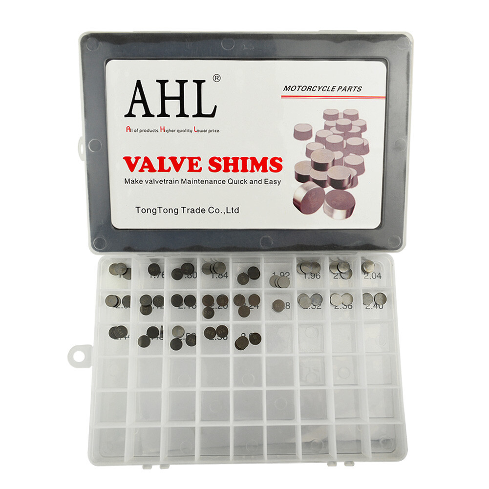 69pcs Complete 8.85mm Valve Shims Kit Motorcycle Thickness 1.72mm-2.6mm