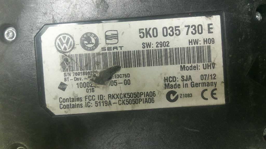 Communication Interface Box Telephone Fits 12-15 TIGUAN 5K0 035 730 E 5K0035730E