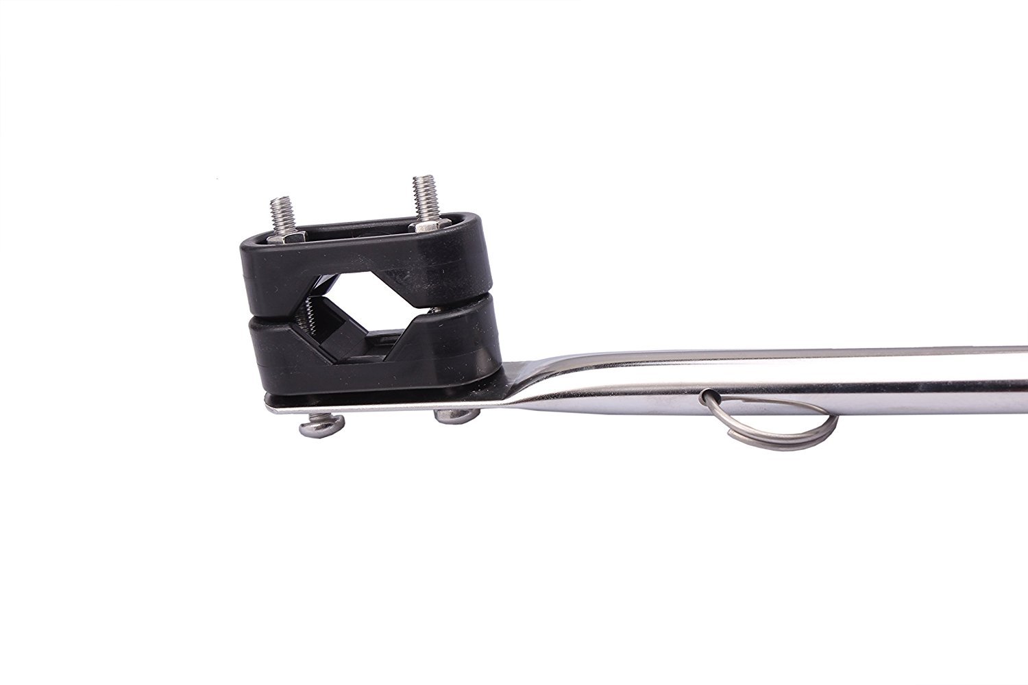 2X Stainless Steel Boat Flag Pole Holder fit 7/8″ – 1″ Rail Mount Pontoon/Kayak