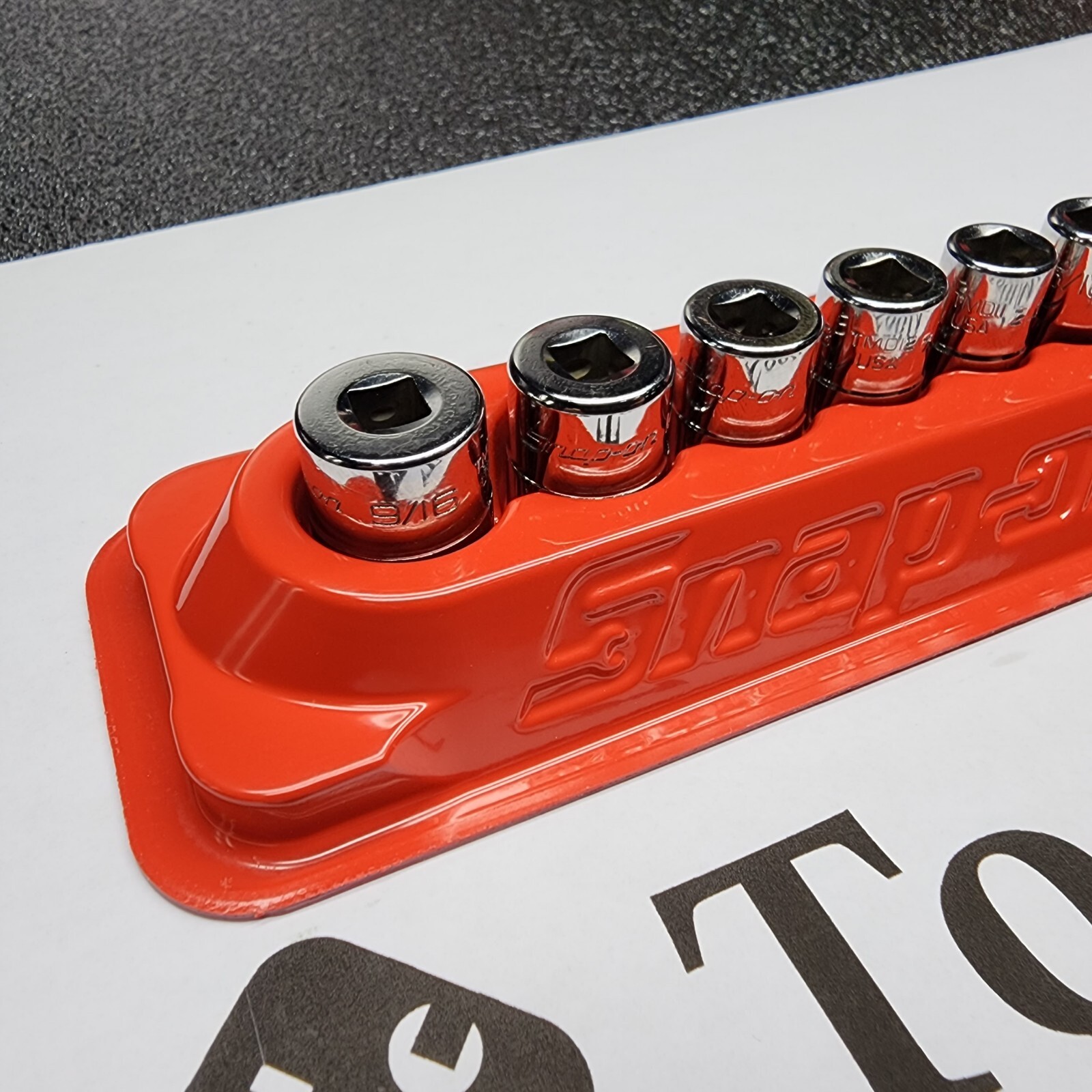 Snap-on Tools USA NEW 10pc 1/4″ Drive SAE 12-POINT Shallow Socket Set 110TMDY