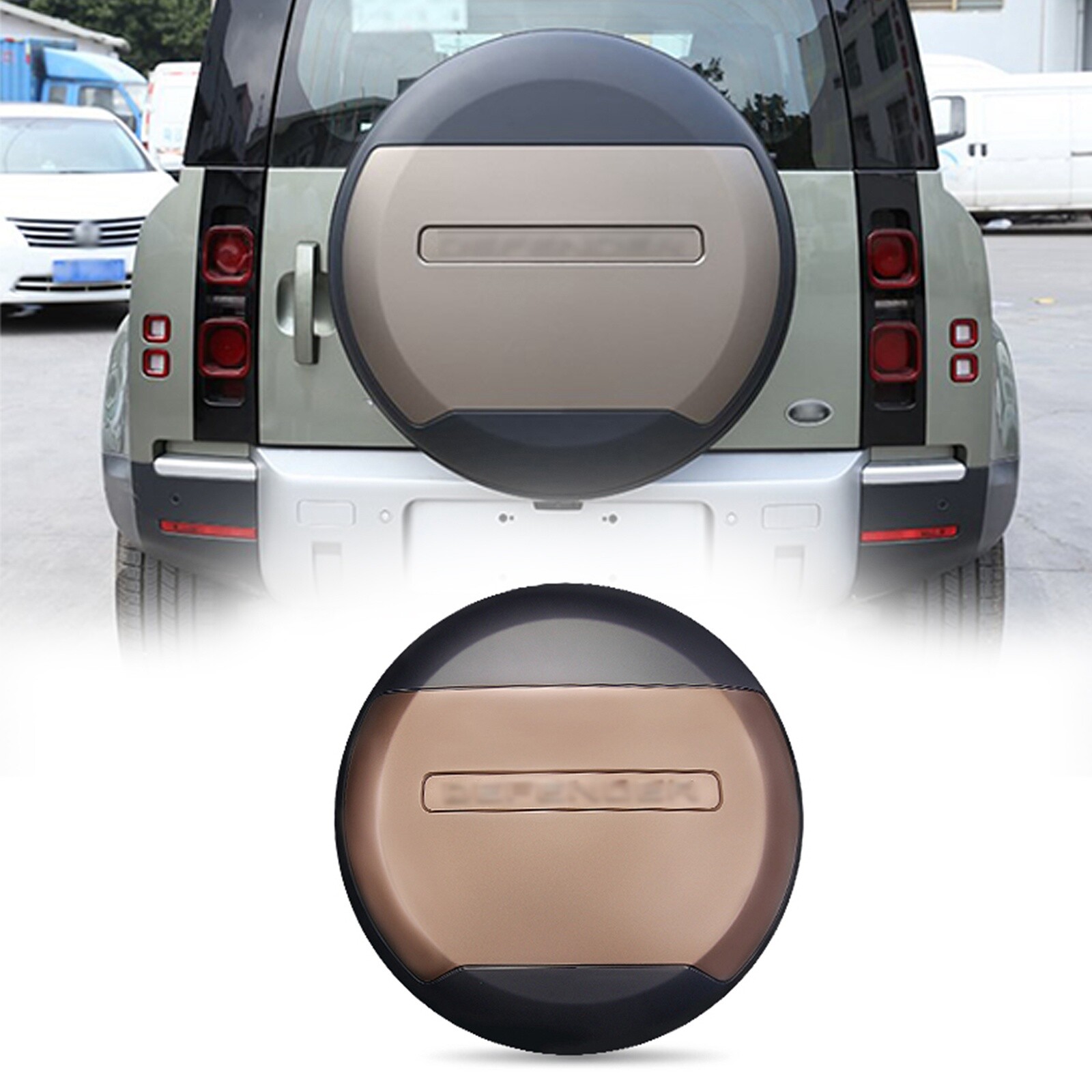 Gondwana Stone Spare Tyre Tire Cover Portecor Fits for Defender 90 110 2020-2025