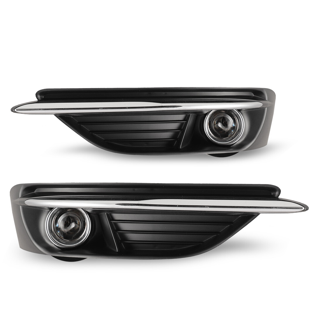 for 2011-2014 Chrysler 200 Front Bumper Fog Lights Clear Lamps w/Switch+Bulbs