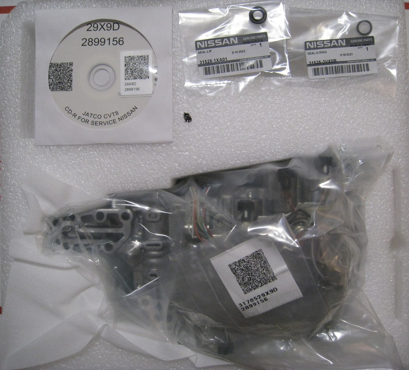 GENUINE NISSAN JF017E RE0F10E CVT Control Valve Body 31705-29X9D KIT MADE IN USA