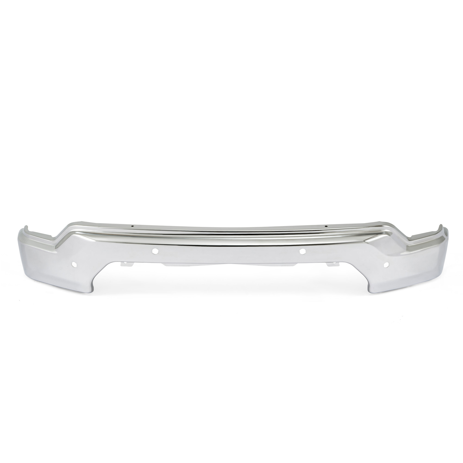 Chrome/Black Front Bumper Face Bar W/Sensor Holes For 2019-2021 GMC Sierra 1500