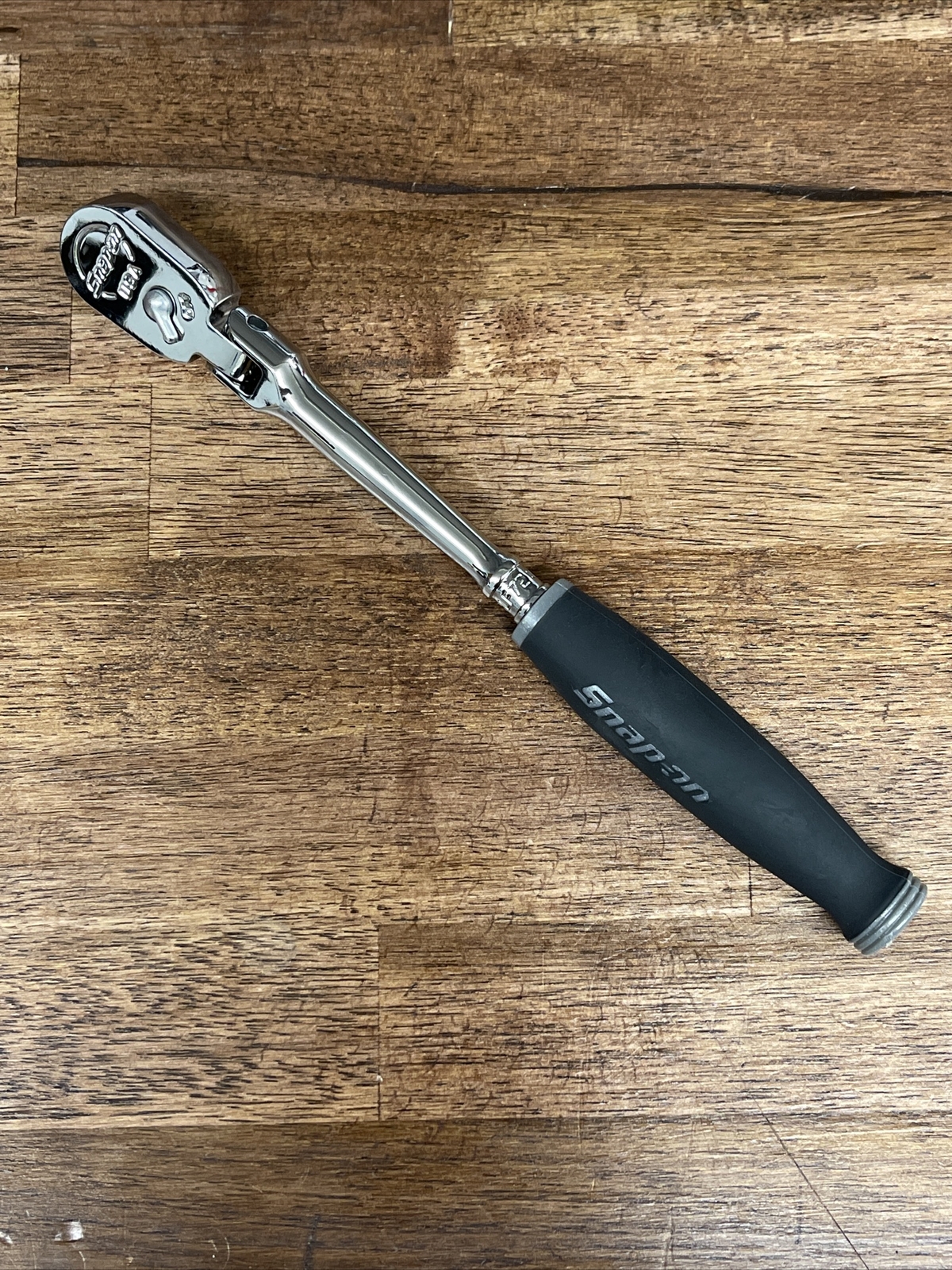 *New* Snap On THLF72 1/4″ Flex Head DARK TITANIUM Soft Handle Ratchet FREE SHIP