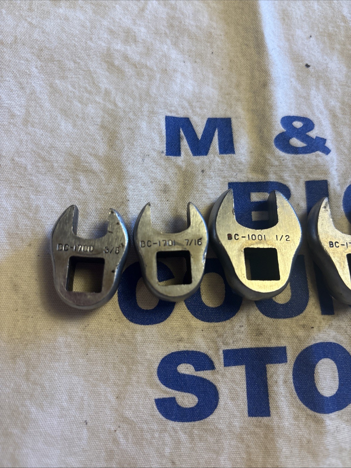 Williams USA 3/8″ Drive 6pc 3/8″-11/16” Crowfoot Wrench Set