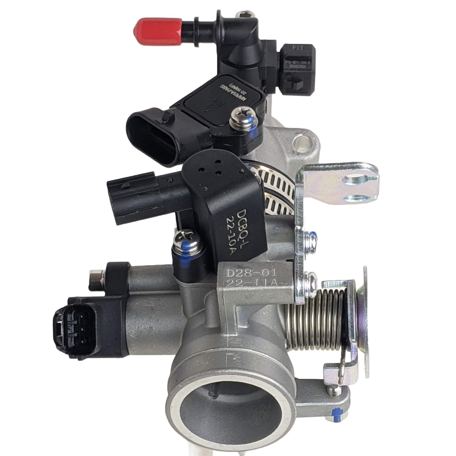 RedCap Complete Fuel Injection Throttle Body Manifold For EFI GY6 168cc…