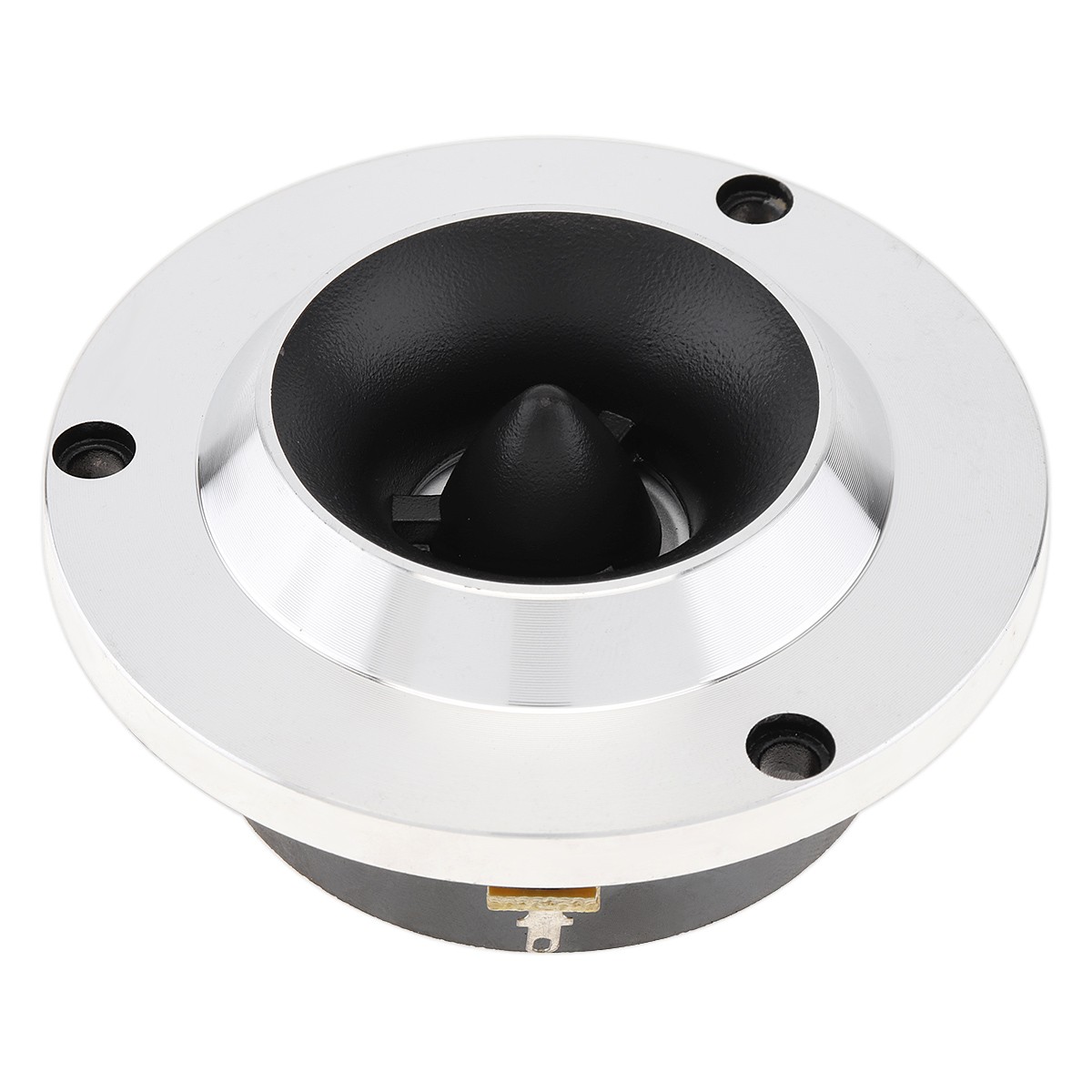 2Pcs 4 Inch Titanium Bullet Tweeter with Capacitor, Car Stereo Audio Speaker
