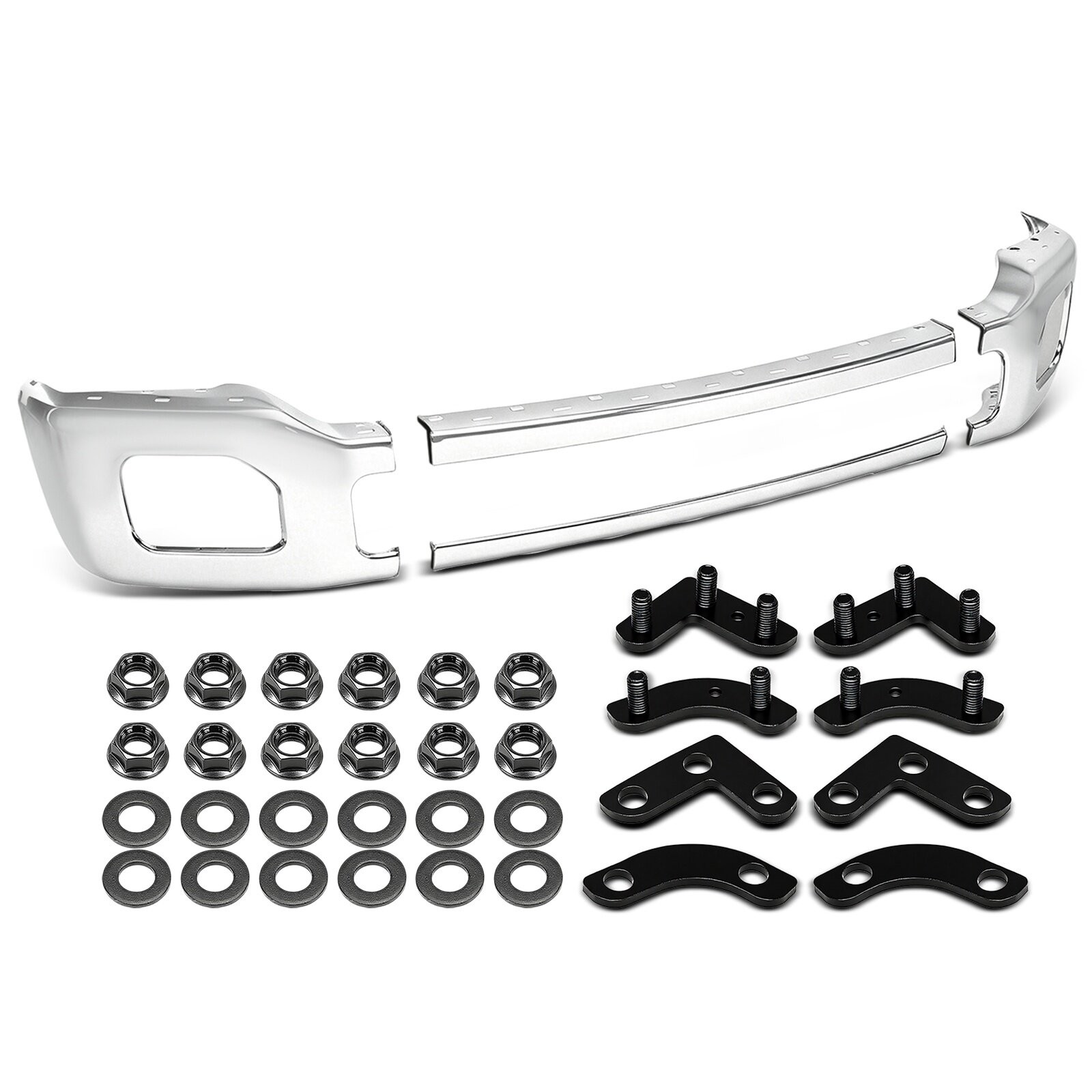 Front Bumper Face Bar Chrome for Ford F250 Super Duty F350 Super Duty 2011-2016