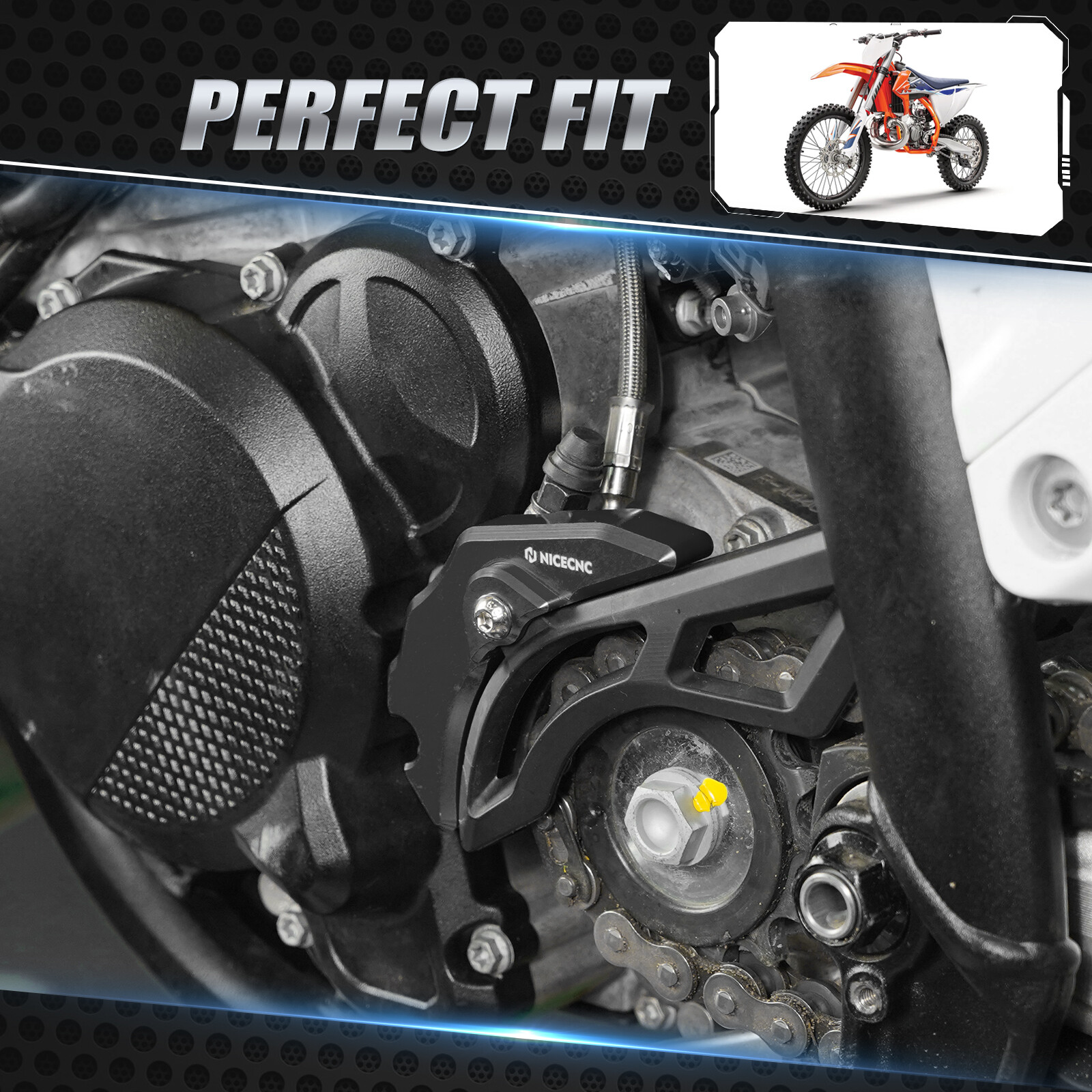 NICECNC Clutch Slave Cylinder Cover For For KTM 250 300 EXC XCW XC SX 2024-2025