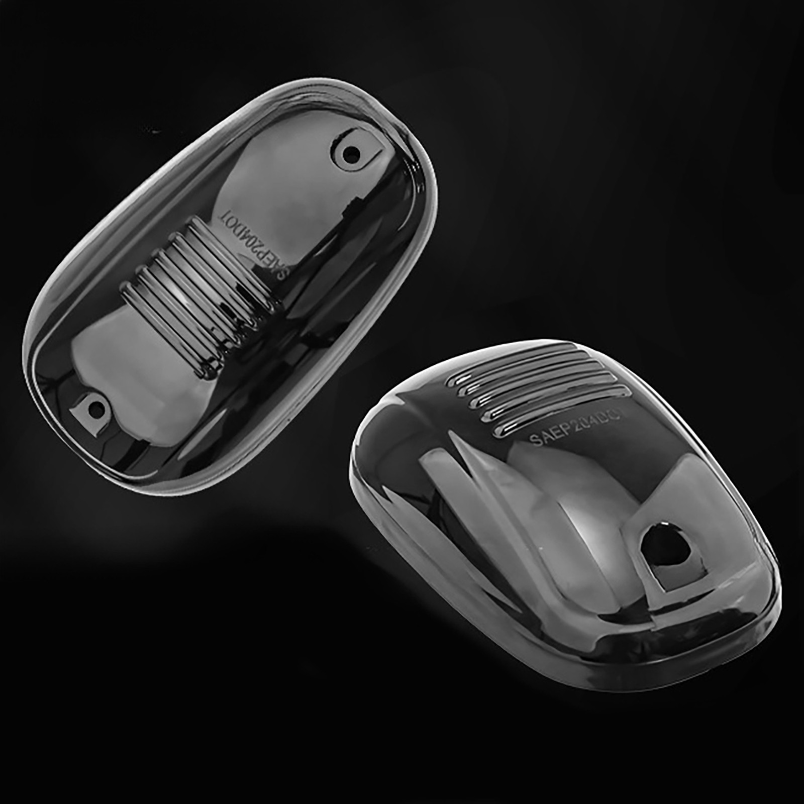 5PCS Smoked Amber LED Cab Roof Top Marker Running Lights For Jeep Truck SUV Car