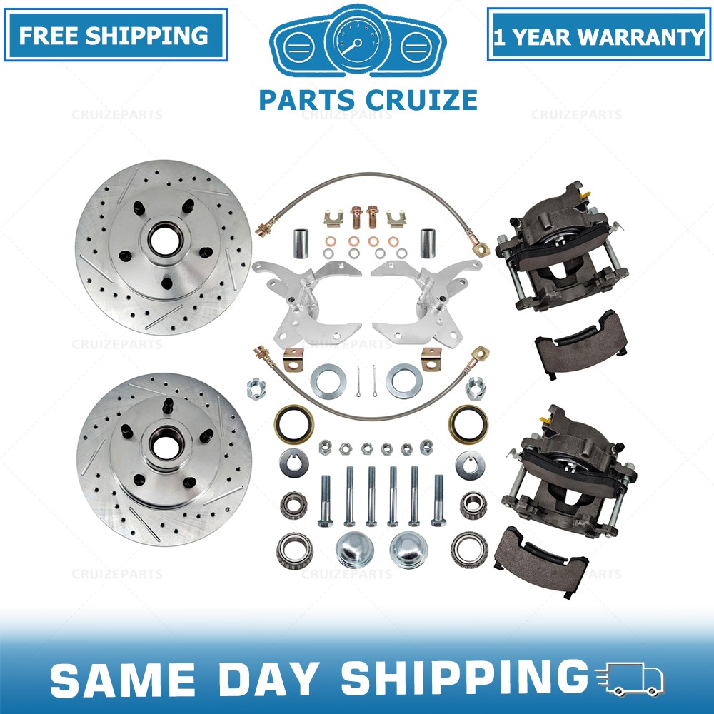 11 Inch Disc Brake Conversion Kit For 1954 1955-1957 Ford Farilane Victoria New