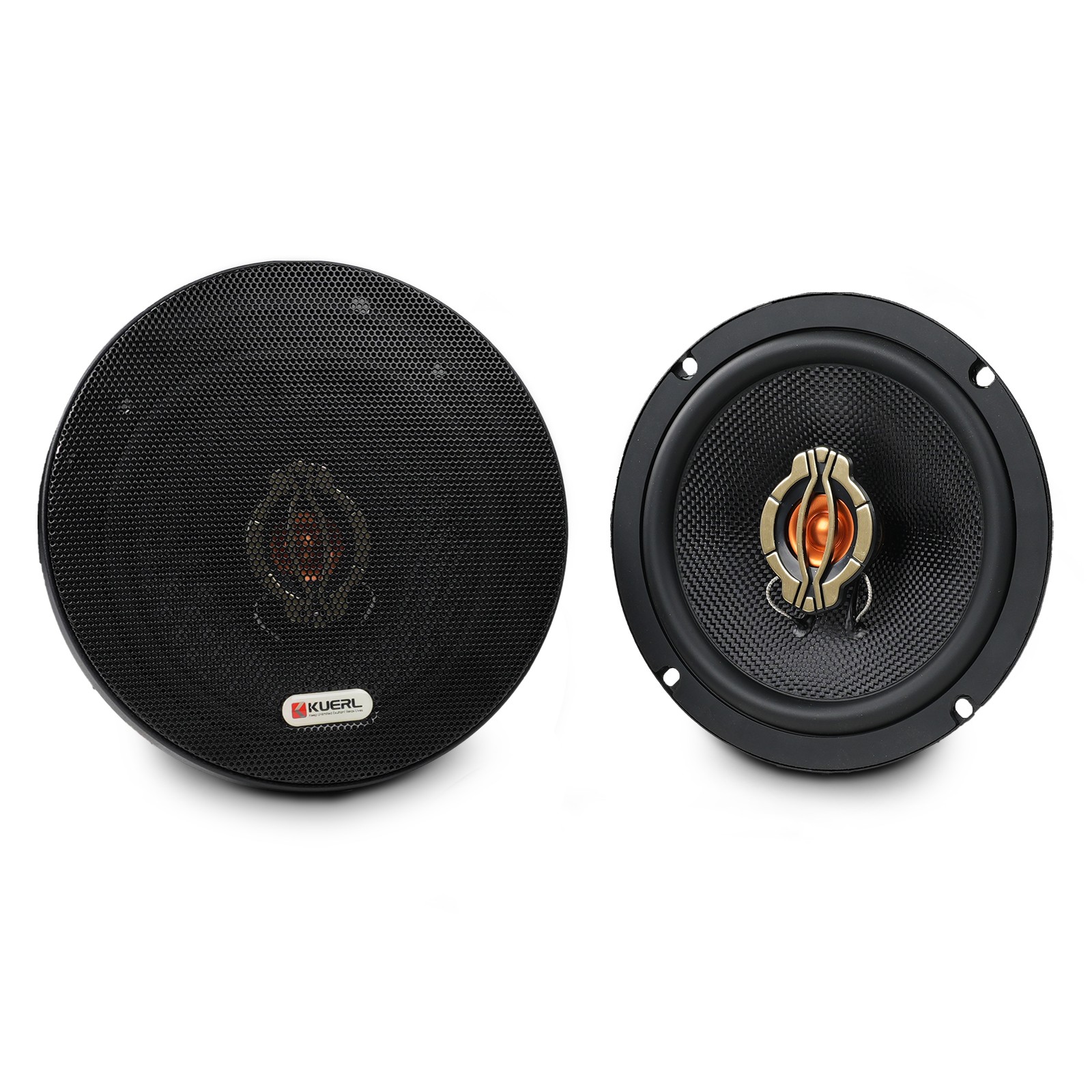 1Pair 6.5” 150W Car Audio Coaxial Speakers 2 Way HIFI Stereo Tweeter 4Ω Premium
