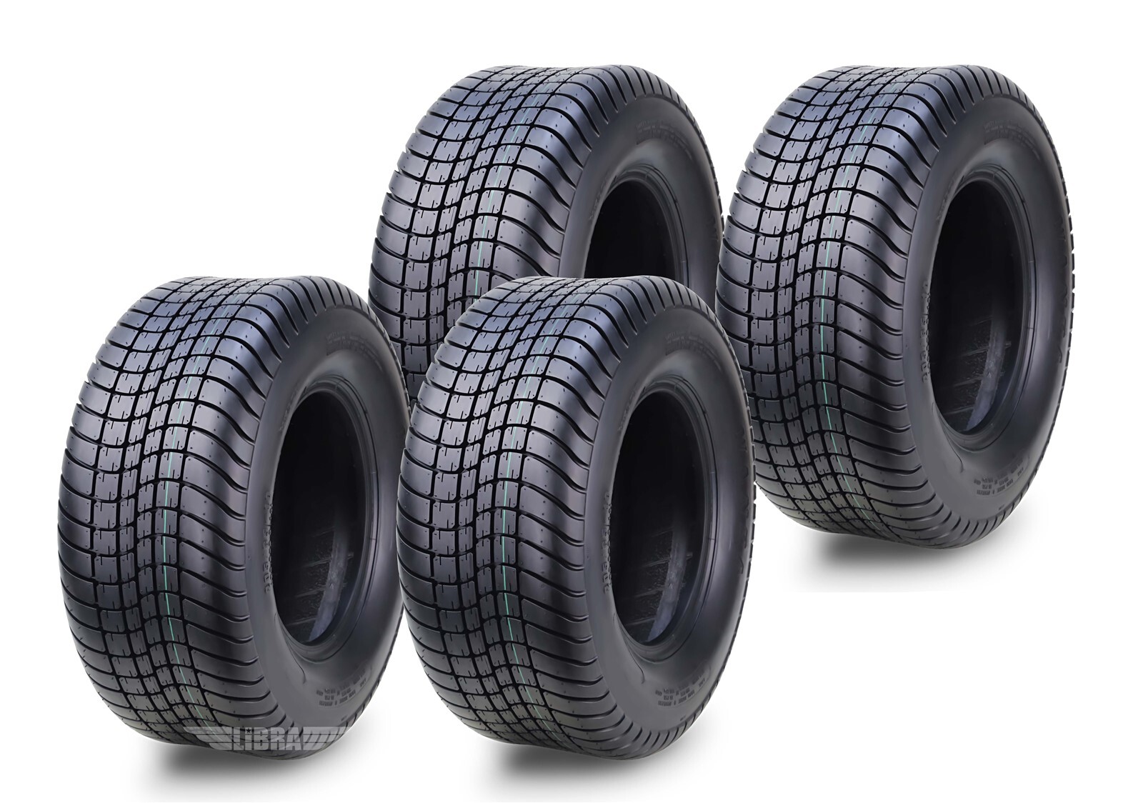 WANDA 215/50-12 Golf Cart ATV Tires 4 Ply 215/50×12 -Set 4 -14008