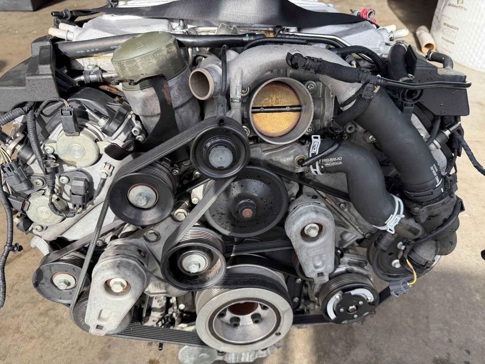 ENGINE MOTOR COMPLETE SUPERCHARGED COMPLETE 5.0 JAGUAR XJ XF XFR OEM (2010-2016)