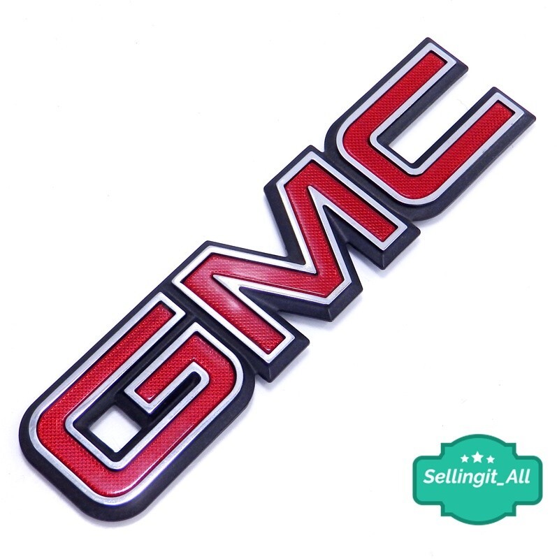 GMC 98-07 Sierra Savana Yukon Canyon Tailgate Emblem Nameplate 84674406 OEM Rear