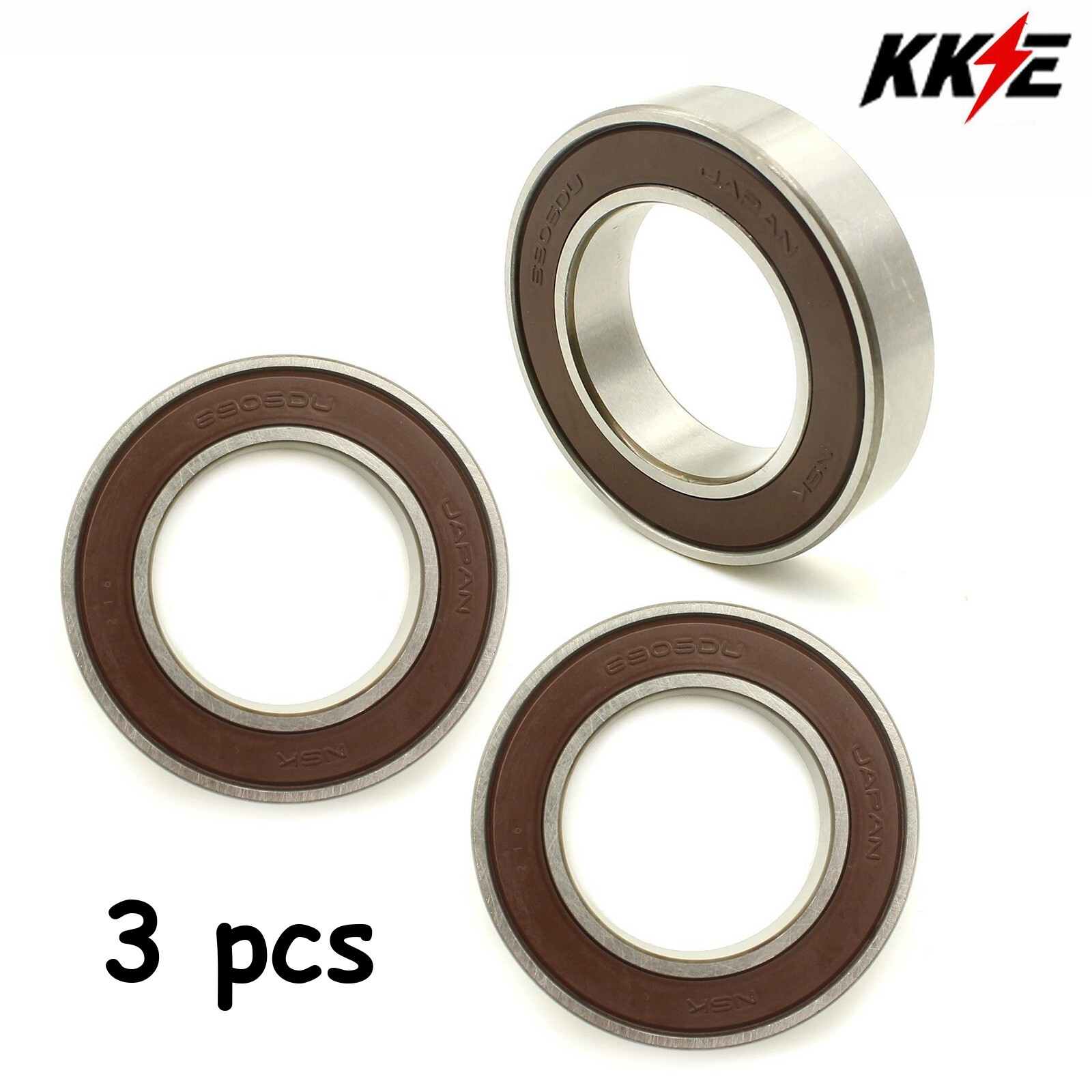 NSK 6905 Bearings 3 pcs for Rear Wheel KX250F KX450F 06-18 CRF250R CRF450R