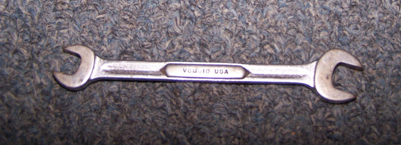 Snap On Tools USA VSM810 Double Open End Chrome Wrench, 8 mm 10 mm metric