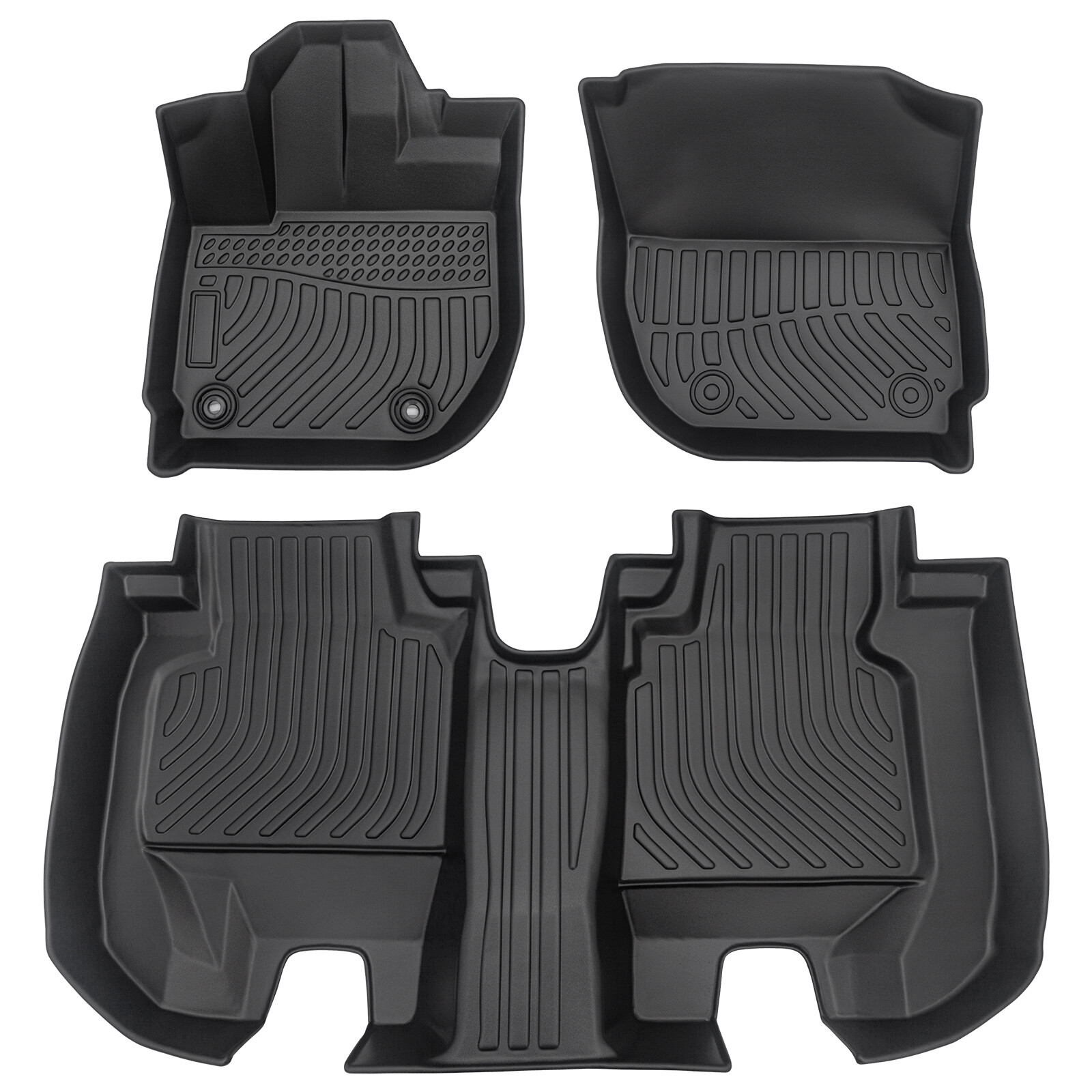Cargo Liners Car Floor Mats for 16-22 Honda HR-V TPE Rubber Replacment Carpet