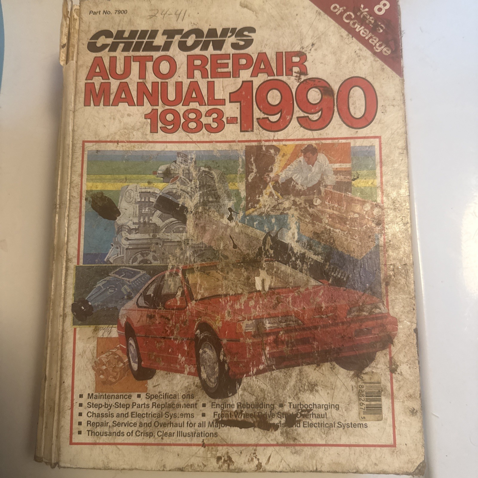 VTG Chiltons Auto Repair Manual 1983-1990a formerly a mechanics (used condition)