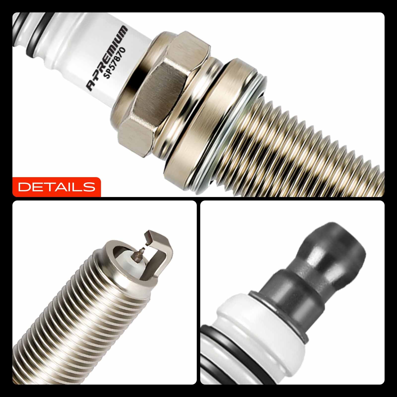 4x Iridium & Platinum Spark Plugs for Honda CR-V 2010-2014 Accord Civic Acura