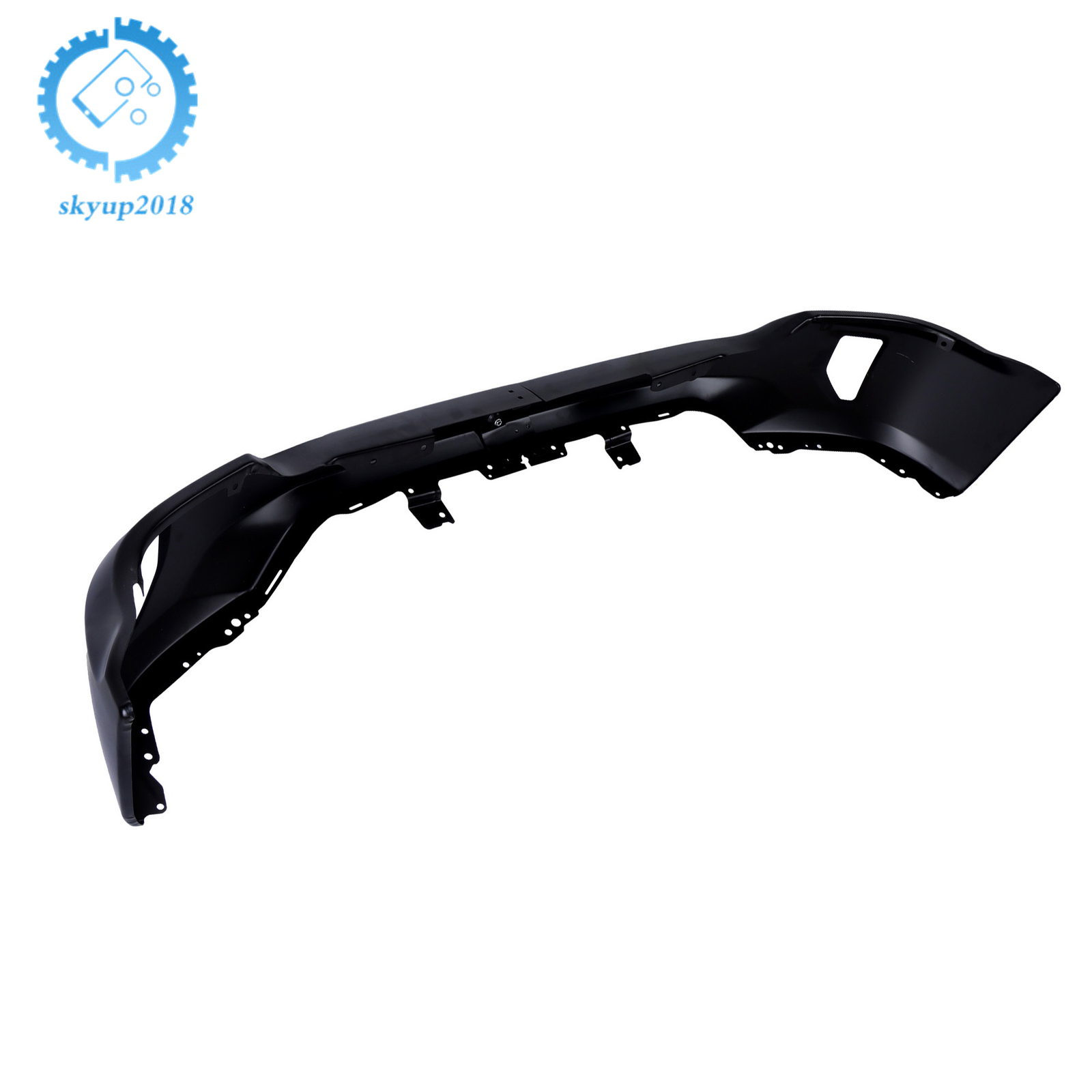 Split Front Bumper For Chevy Silverado 1500 16-18 Fog Light Holes No Radar Holes