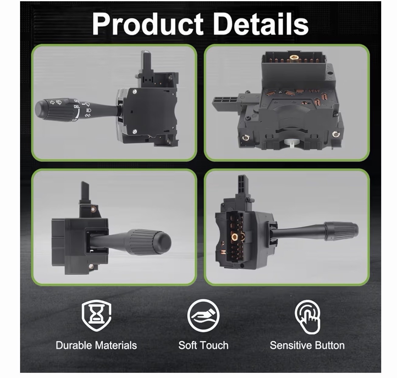 Replacement Combination Switch for Dodge Shadow 1990 to 1994 Intermittent Wiper