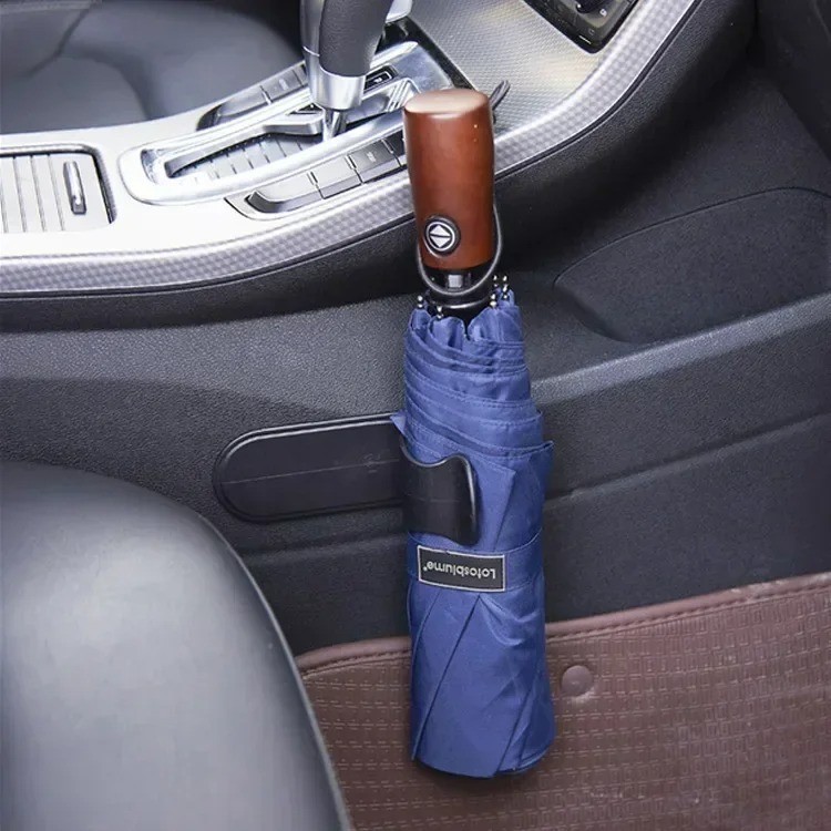 Car Umbrella Holder Hook 2pcs Universal Trunk Storage Clip Strong Adhesive Auto